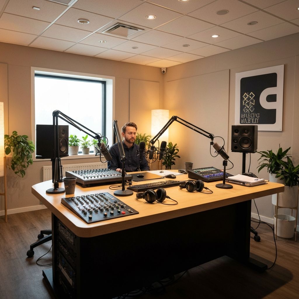 Estudio de Radio Unidos en Fe